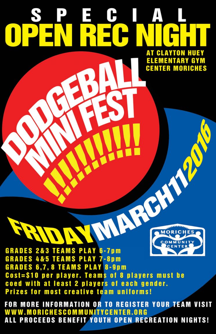 Dodgeball Mini Fest flyer