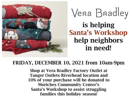 Vera Bradley benefit for Santa's Workshop @ Vera Bradley Factory Outlet | Riverhead | New York | United States